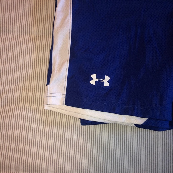 Under armor blue basketball shorts loose Size:M - Picture 3 of 4